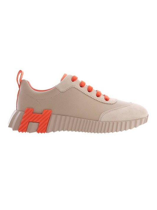 Bouncing Low Top Sneakers Beige Sarasin - HERMES - BALAAN.