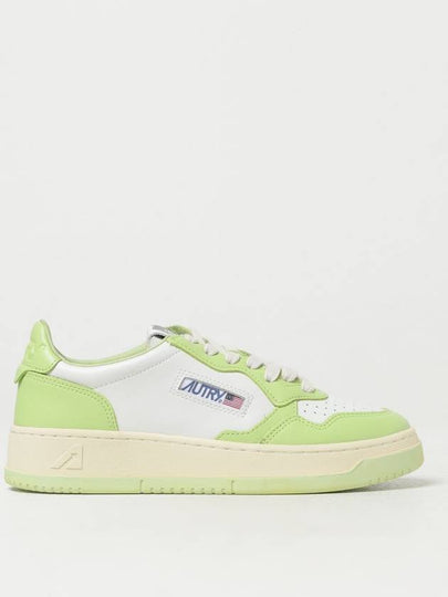 Women's Medalist Bi-Color Low-Top Sneakers Green - AUTRY - BALAAN 2