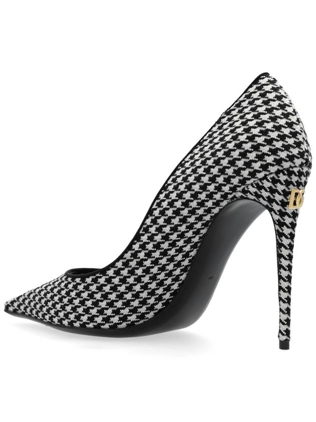 Dolce & Gabbana Patterned Stilettos, Women's, Black - DOLCE&GABBANA - BALAAN 5