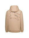 Check EKD Cotton Hoodie Beige - BURBERRY - BALAAN 4