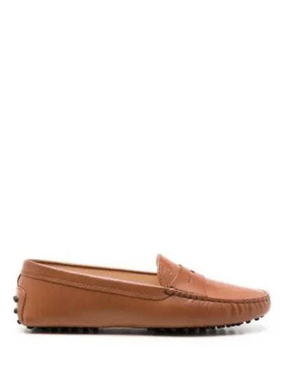 Gommino Leather Moccasin Loafers Brown - TOD'S - BALAAN 2