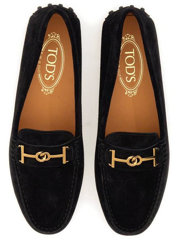 Gomino Suede Driving Shoes Black - TOD'S - BALAAN 7