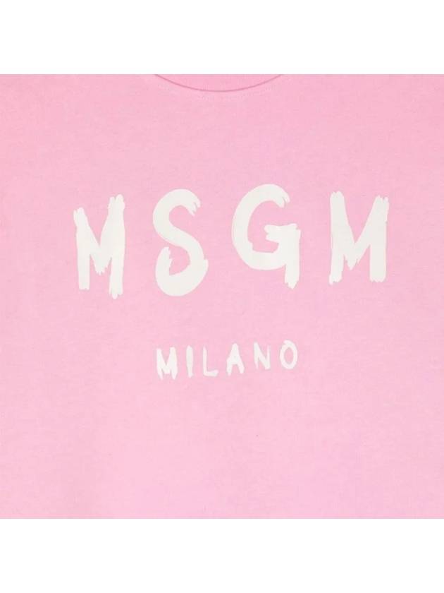 Kids Women Logo Sweatshirt Pink F4MSJUSW291 042 - MSGM - BALAAN 4