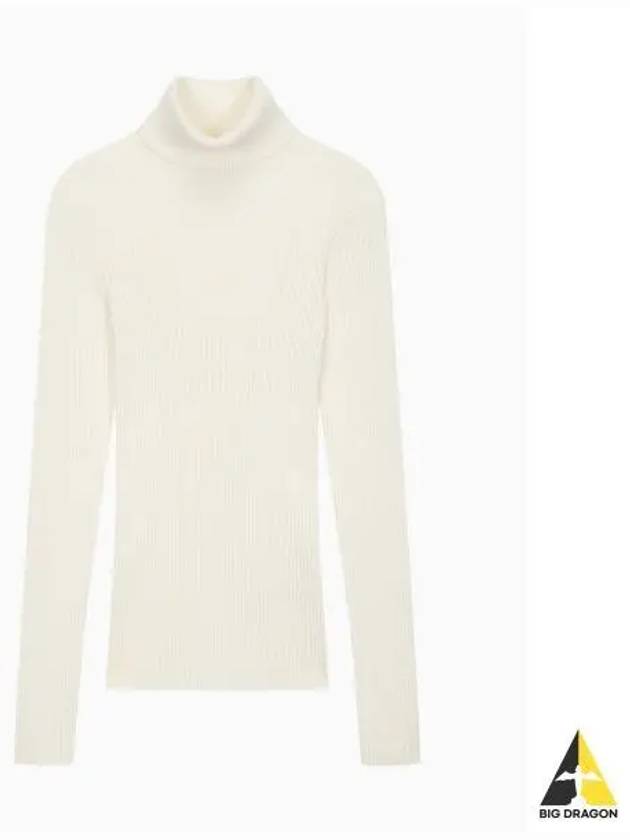 JEANS Women s Essential Turtleneck Pullover Sweater Ivory J224945YBI - CALVIN KLEIN - BALAAN 1