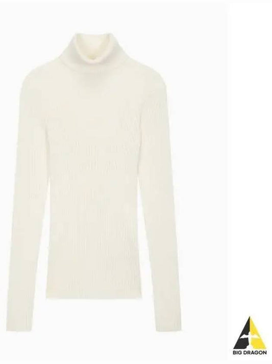 JEANS Women s Essential Turtleneck Pullover Sweater Ivory J224945YBI - CALVIN KLEIN - BALAAN 1