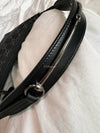 Horsebit Slim Small Shoulder Bag Black - GUCCI - BALAAN 6