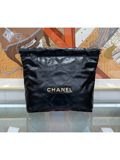 22 Shiny Calfskin Small Shoulder Bag Black - CHANEL - BALAAN 2