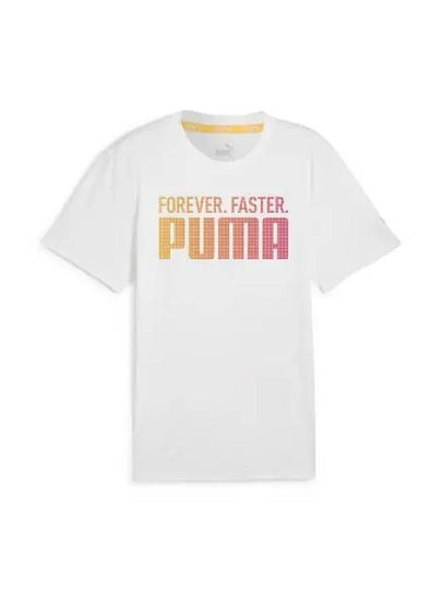 Men's Running Favorite Forever Faster Short Sleeve T-Shirt White - PUMA - BALAAN 2