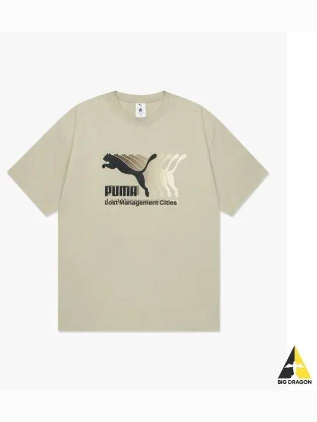 LMC Motion Short Sleeve T Shirt Sand - PUMA - BALAAN 1