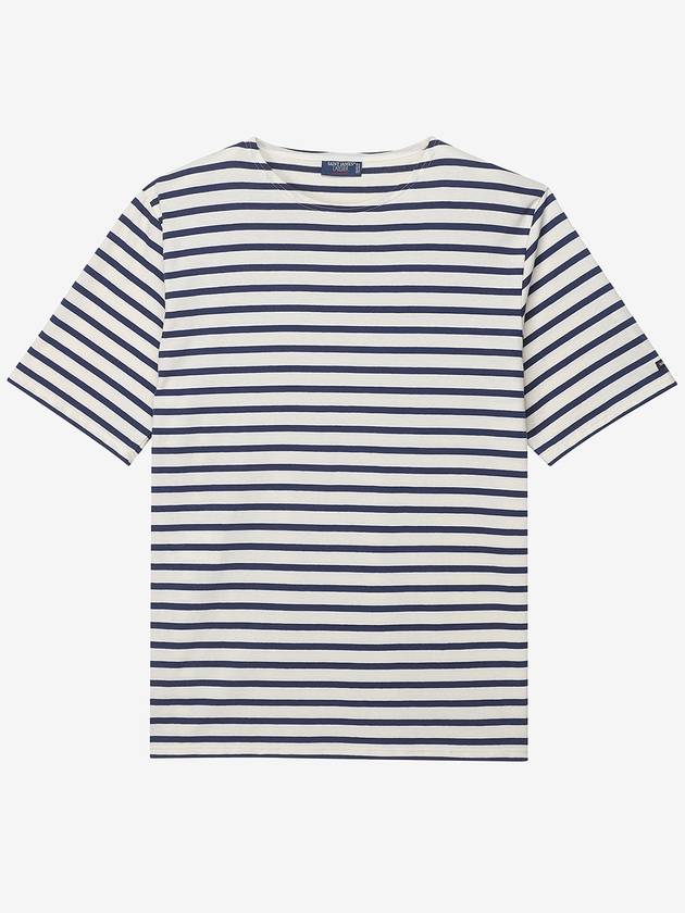 Levain 18 Short Sleeve T Shirt Ecru Marine - SAINT JAMES - BALAAN 2