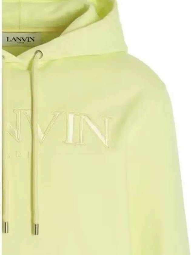 Logo Hoodie Lime - LANVIN - BALAAN 3