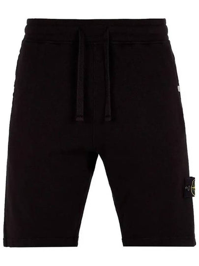 Wappen Patch Old Regular Fit Shorts Black - STONE ISLAND - BALAAN 2