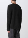 Embroid Logo Cable Knit Top Dark Grey - POLO RALPH LAUREN - BALAAN 3