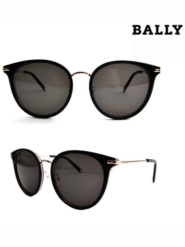 Women Gold Bridge Sunglasses Black - BALLY - BALAAN.