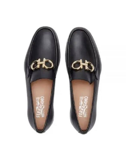 Rolo Gancini Loafers Black - SALVATORE FERRAGAMO - BALAAN 2