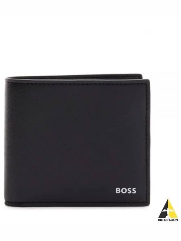 Metal Logo Half Wallet Black - HUGO BOSS - BALAAN 2