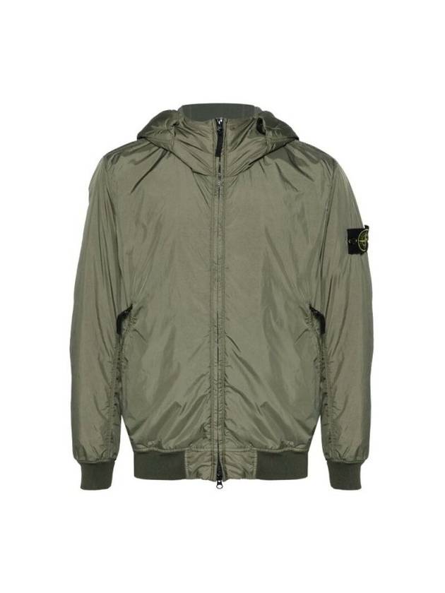 Crinkle Reps R NY Padding Green - STONE ISLAND - BALAAN 1