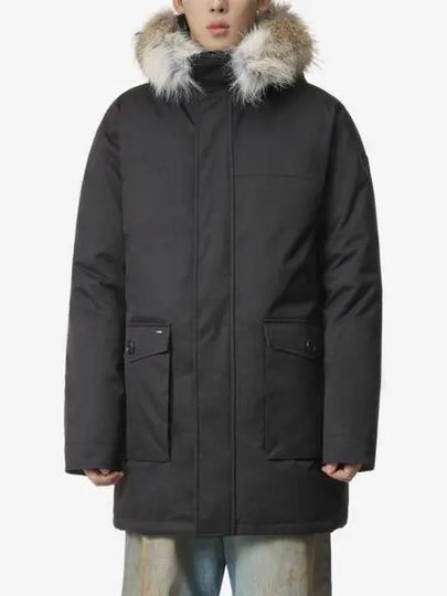 Yves Hooded Fur Padded Parka Black - NOBIS - BALAAN 2