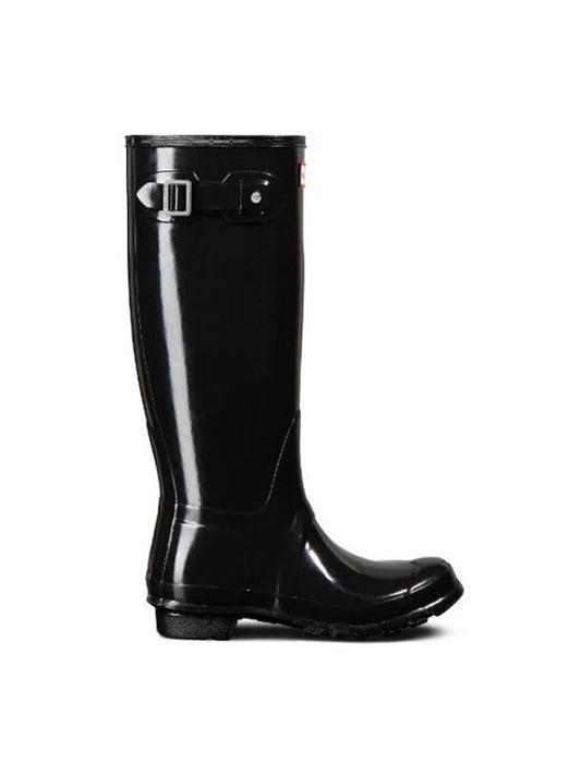 Original Tall Gloss Rain Boots Black - HUNTER - BALAAN 1