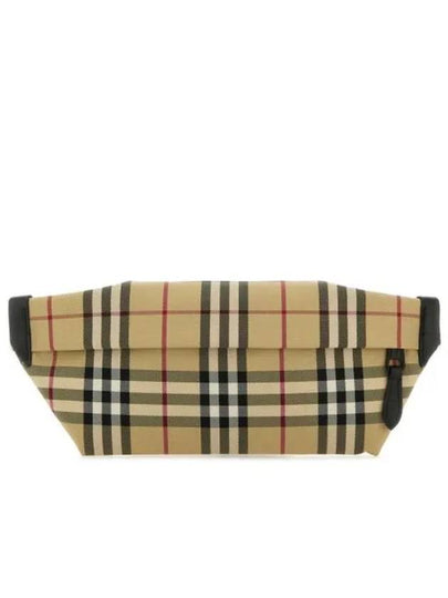 Vintage Check Motif Belt Bag Beige - BURBERRY - BALAAN 2