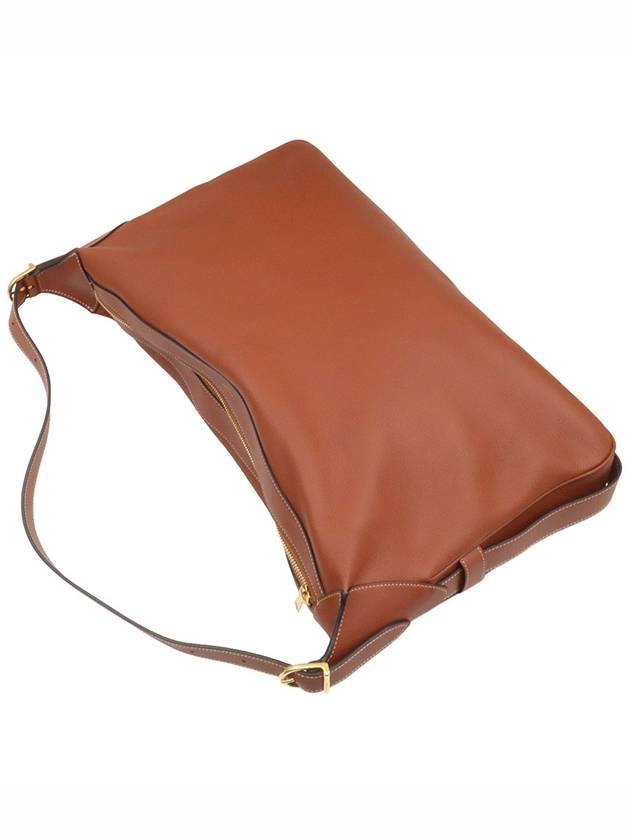 Tan Supple Calfskin Romi Large Hobo Shoulder Bag - CELINE - BALAAN 5