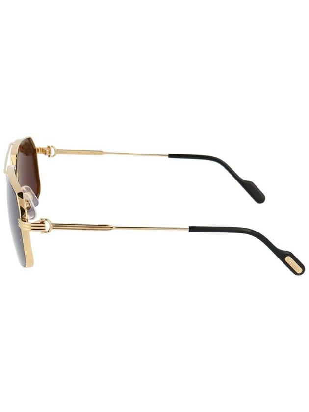 sunglasses CT0270S 001 001 GOLD GOLD GRAY - CARTIER - BALAAN 4