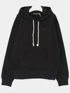 Small Logo Patch Hoodie Black - ACNE STUDIOS - BALAAN 4