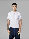 Punching Block Crew Short Sleeve T-Shirt White - ATHPLATFORM - BALAAN 1