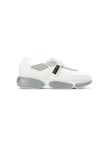 Cloud Burst Low Top Sneakers White - PRADA - BALAAN 1