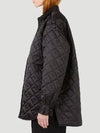 Signature embroidered face patch quilted jacket black CB0065 - ACNE STUDIOS - BALAAN 3