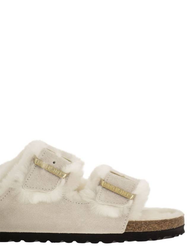 Arizona Shearling Slippers Antique White - BIRKENSTOCK - BALAAN 7