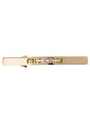 Logo Metal Hair Clip Gold - MIU MIU - BALAAN 2