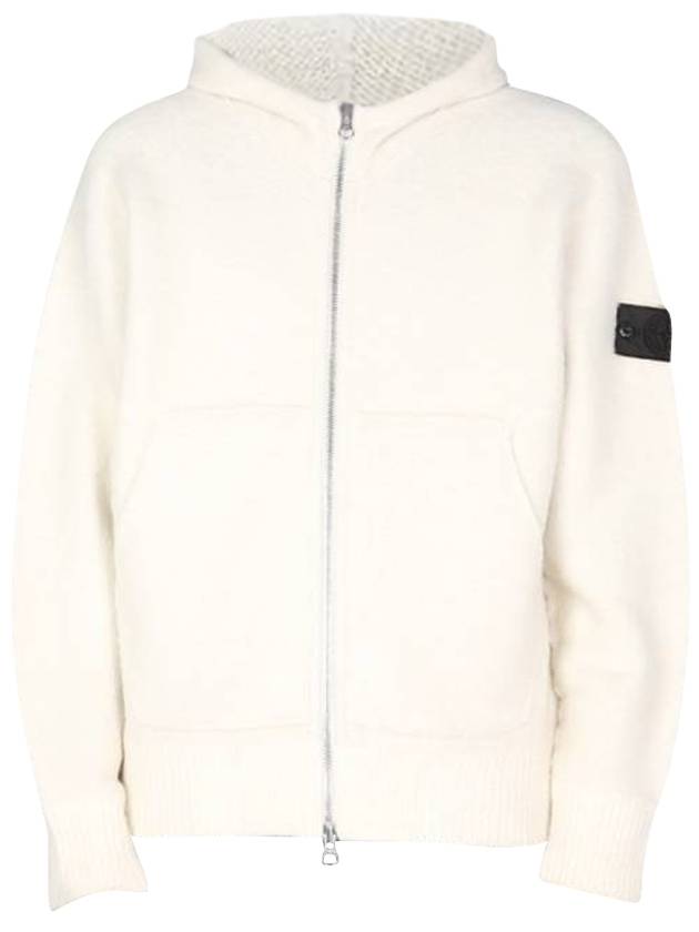 Men's Shadow Project Waffen Zip-Up Jacket White - STONE ISLAND - BALAAN 1