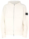 Men's Shadow Project Waffen Zip-Up Jacket White - STONE ISLAND - BALAAN 1