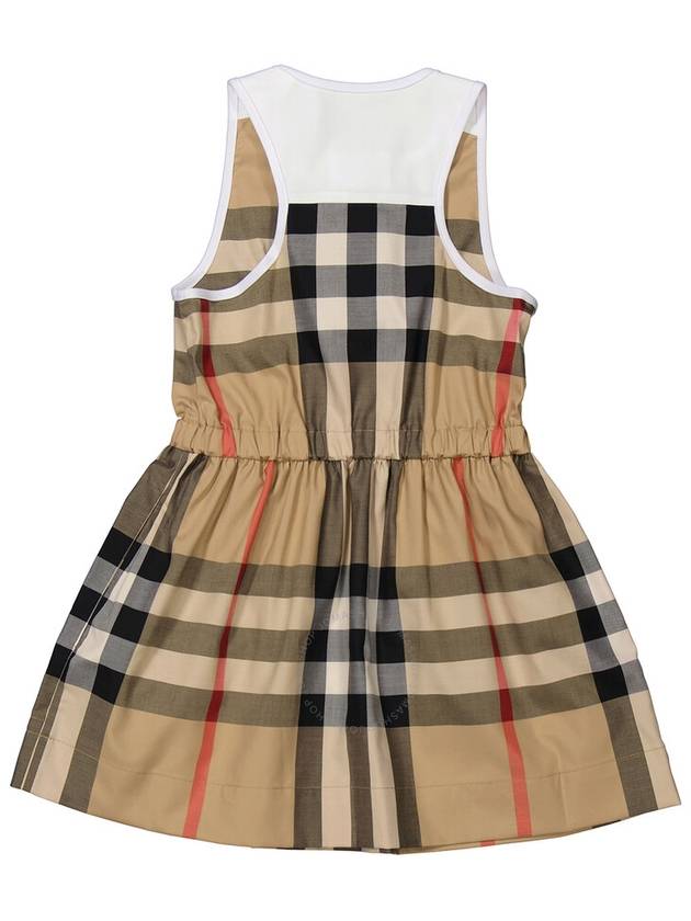 Kids Vintage Check Sleeveless Dress Beige - BURBERRY - BALAAN 3