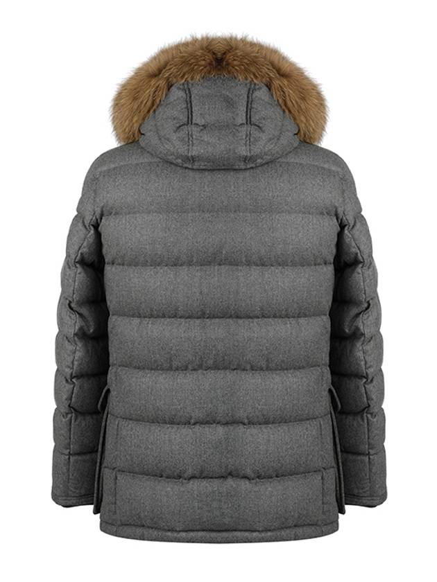 Leader Rethe down padded jacket gray - MONCLER - BALAAN 4