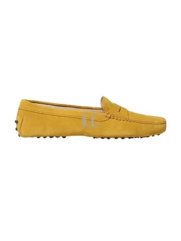 Gommino Suede Driving Shoes Yellow - TOD'S - BALAAN 2