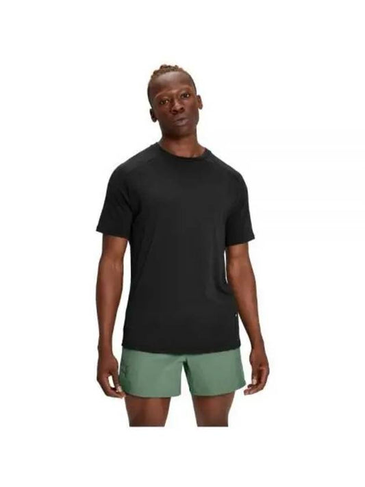 Focus Crew Neck Short Sleeve T-Shirt Black - ON RUNNING - BALAAN 2