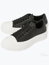 Deck Plimsoll Lace Up Low Top Sneakers Black - ALEXANDER MCQUEEN - BALAAN 2