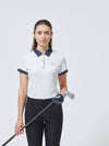 short-sleeved T-shirt white FJW-S22-S03 26975 that is great to wear when rounding - FOOTJOY - BALAAN 1