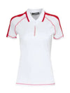 Women's Kourtney Polo Short Sleeve T-Shirt White - J.LINDEBERG - BALAAN 2