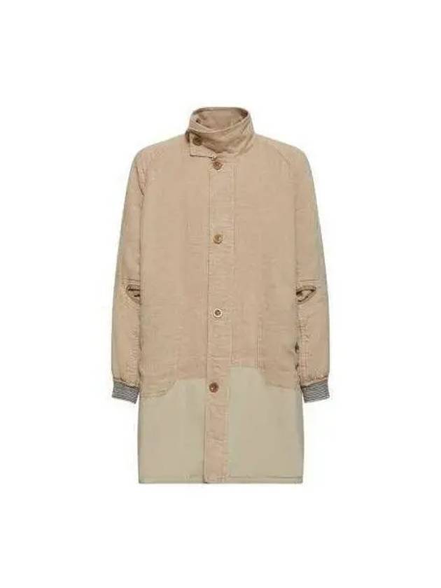 Reversible Linen Jacket Beige S50AM0584 S60506 - MAISON MARGIELA - BALAAN 1