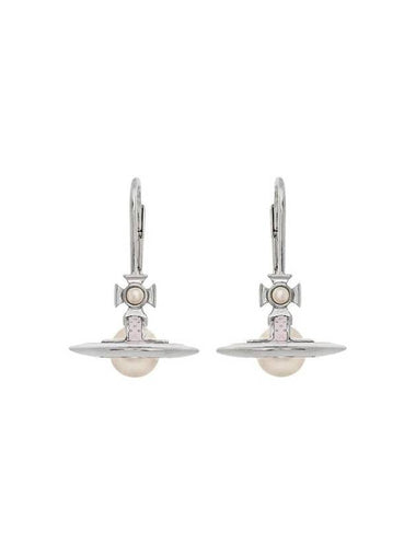 Simonetta of pendant earrings silver light pink 62020115 02P200 CN - VIVIENNE WESTWOOD - BALAAN 1