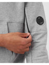 Lens Wappen Pocket Hoodie Grey - CP COMPANY - BALAAN 6