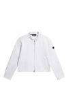 Paraglide Biker Mid Layer Zip-Up Jacket White - J.LINDEBERG - BALAAN 2