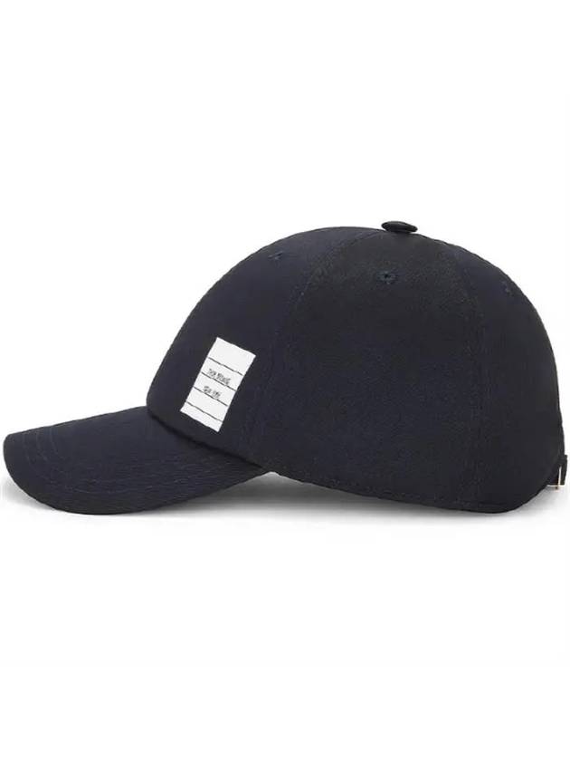 Classic Logo Patch Ball Cap Navy - THOM BROWNE - BALAAN 4