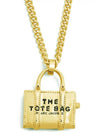 Tote Bag Pendant Necklace Gold 2P3JNC001J45 970 - MARC JACOBS - BALAAN 4