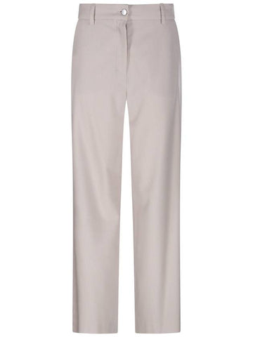 Ermes Wool Slacks Beige - S MAX MARA - BALAAN 1