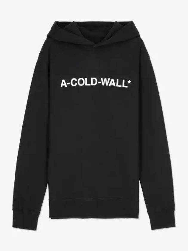 A COLD WALL logo hood black ACWMW083BLACK - A-COLD-WALL - BALAAN 1