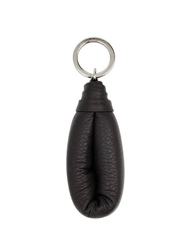 Warded Grain Leather Key Holder Dark Chocolate - LEMAIRE - BALAAN 1